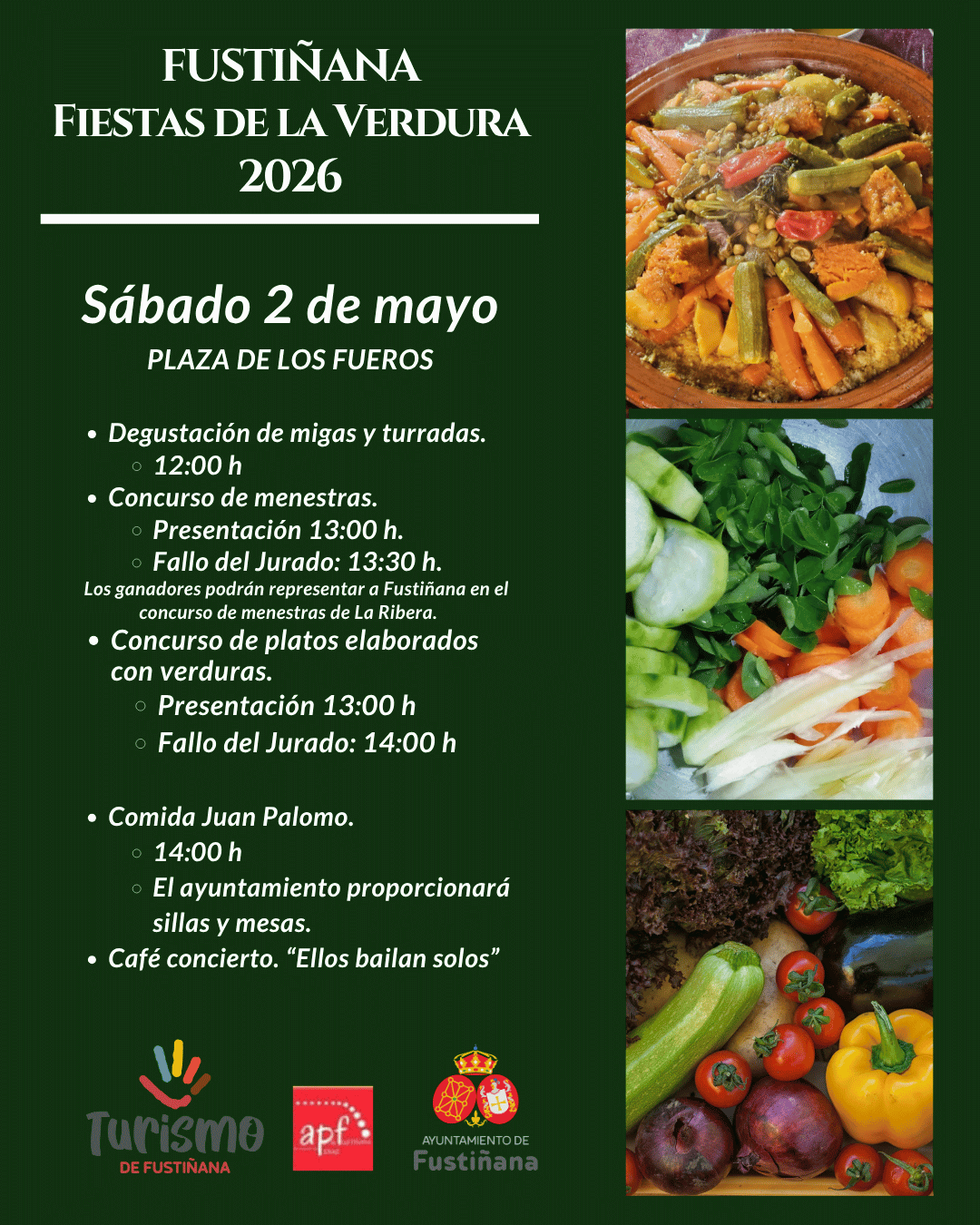 Fustiñana celebra las Fiestas de la Verdura 2026